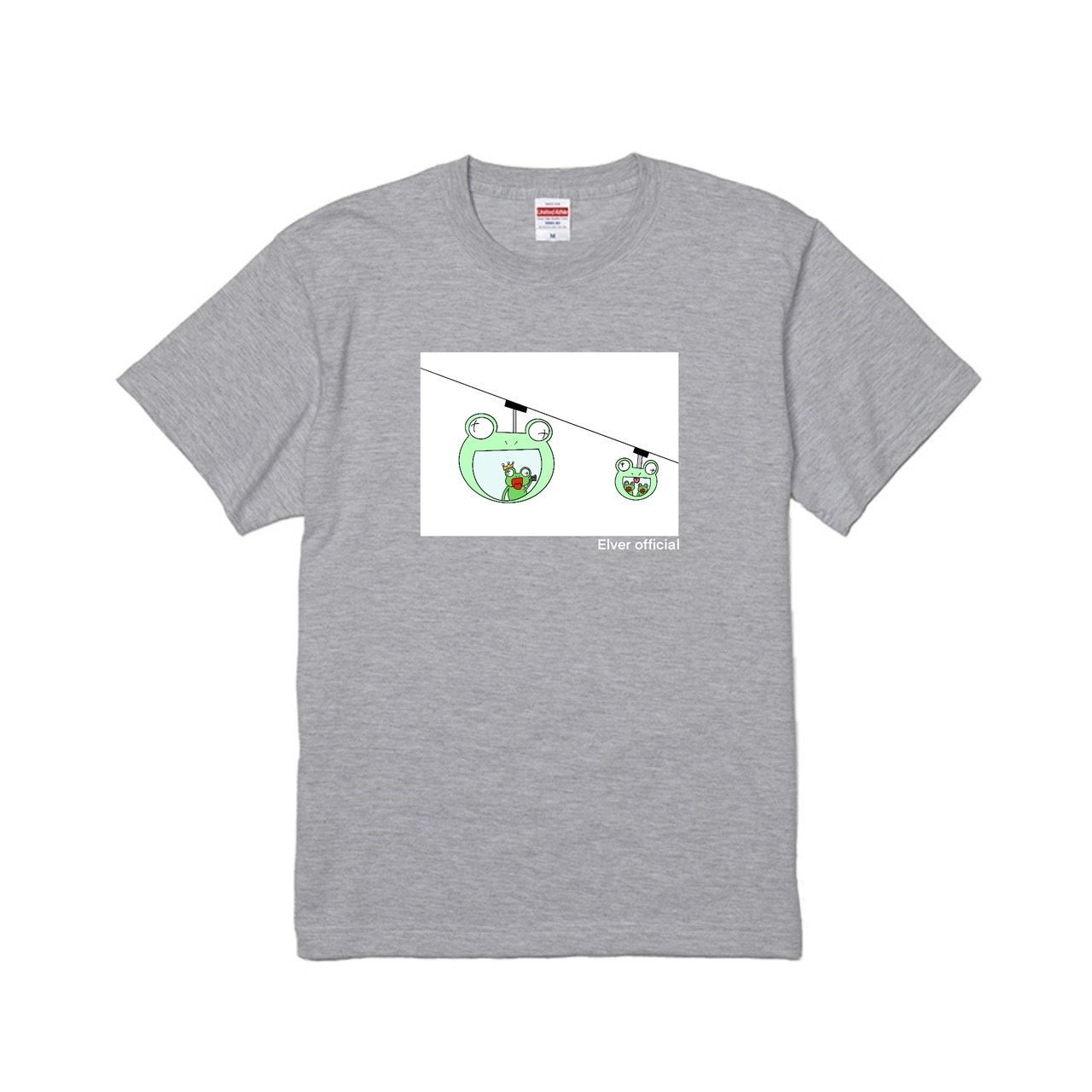 -2023- Elver ケロケロロープウェイTシャツ(DTFプリント)