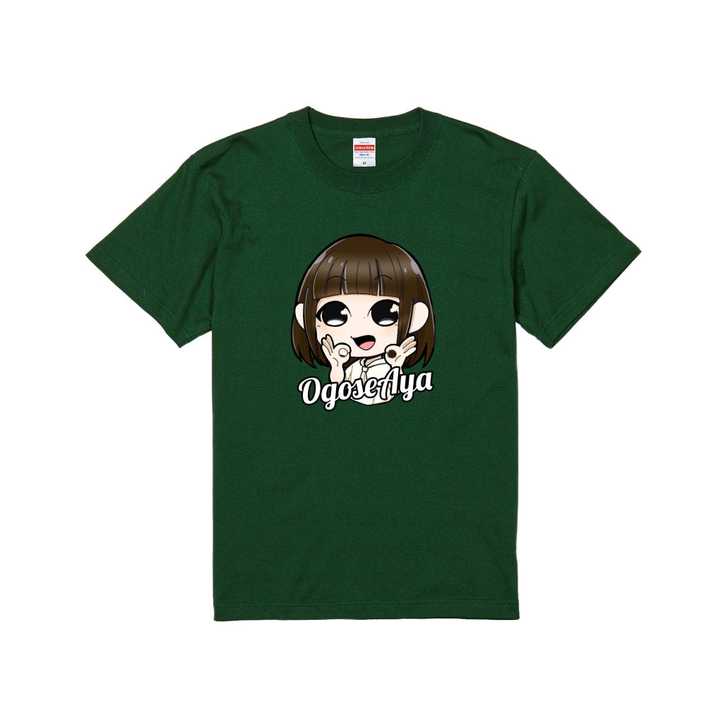 おごせ綾イラストTシャツver.1