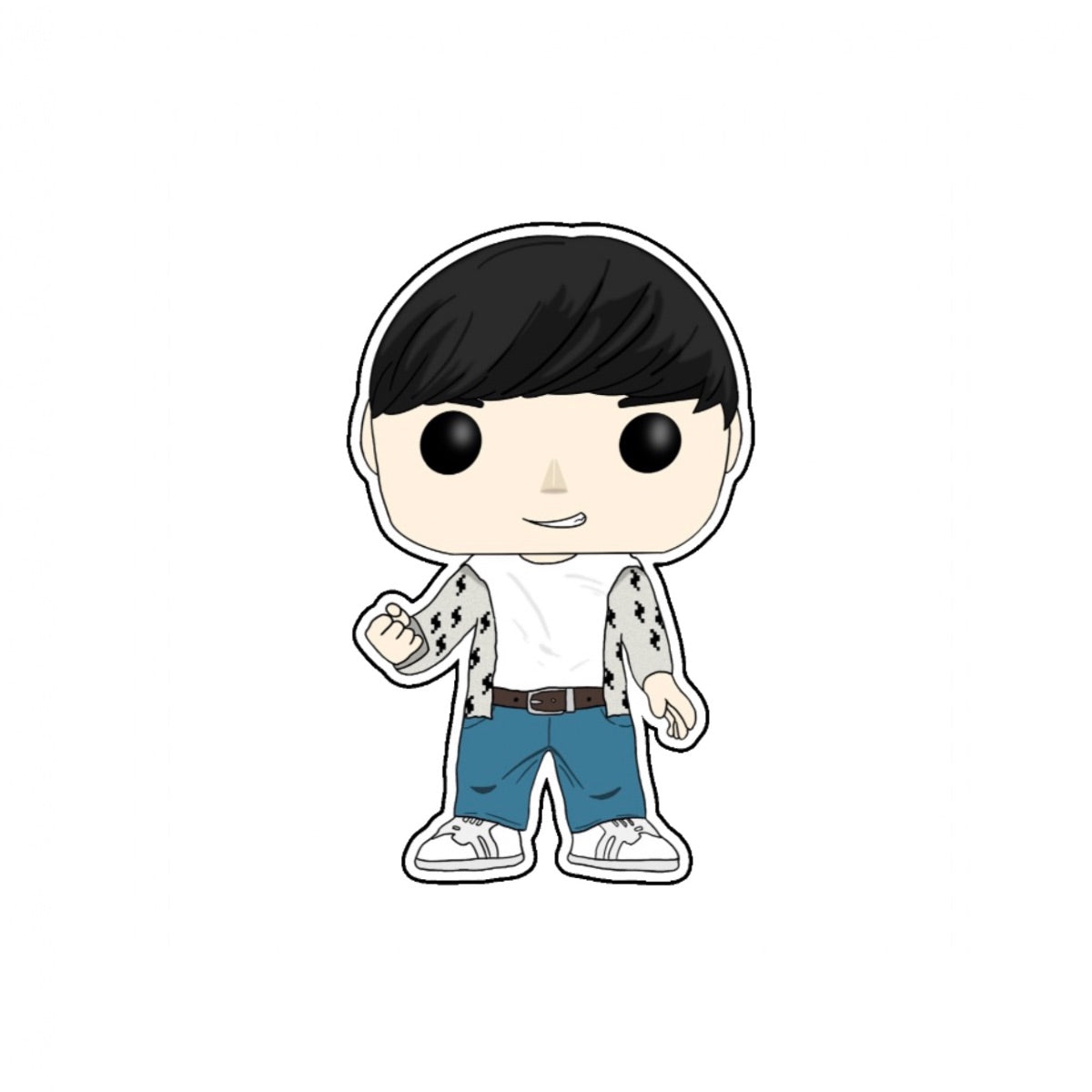 なまいきじゃんけんオリジナルステッカー