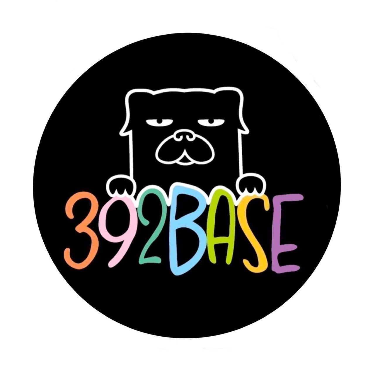 392baceステッカー丸型