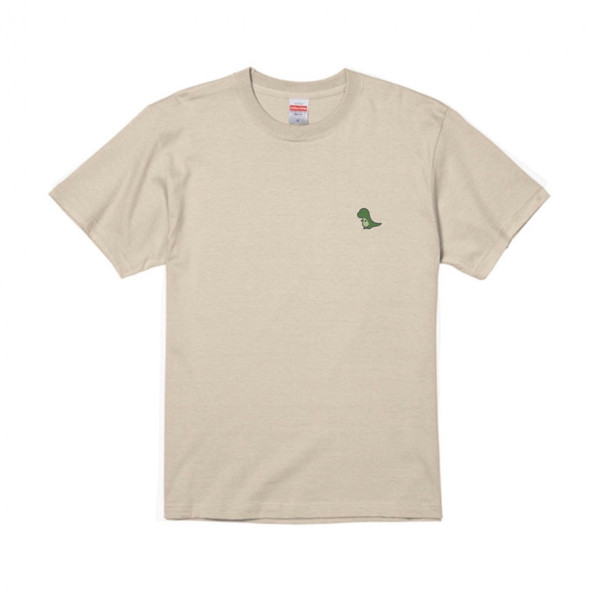 まろお恐竜(緑)刺繍Tシャツ