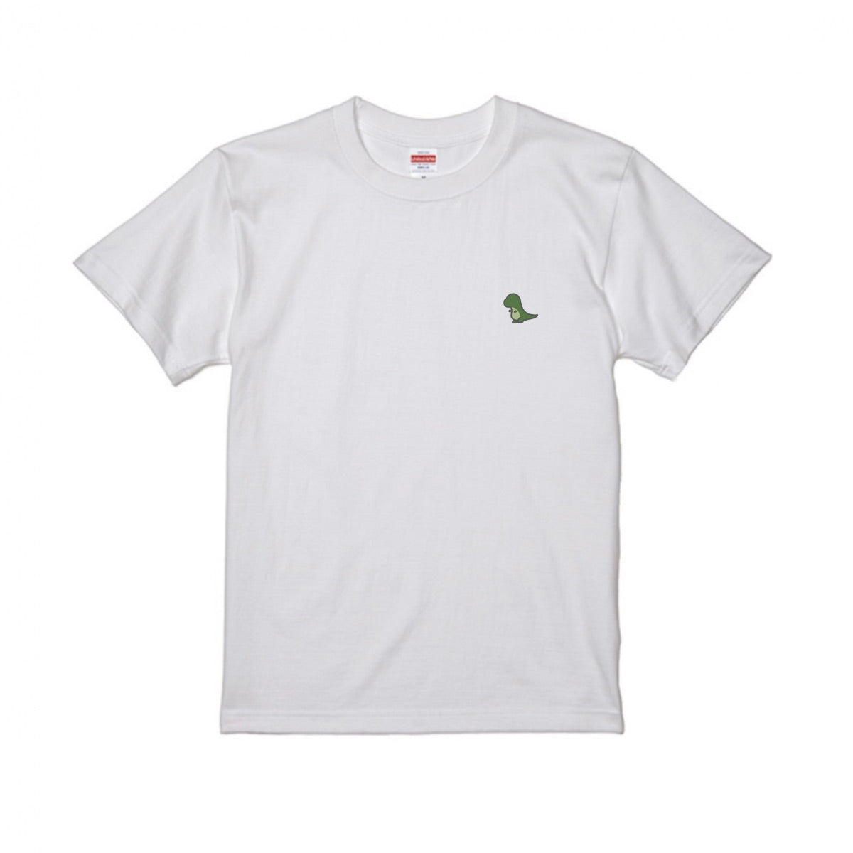 まろお恐竜(緑)刺繍Tシャツ