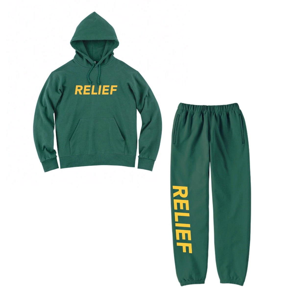 RELIEFパーカー&スウェットパンツ(裏パイルセット)