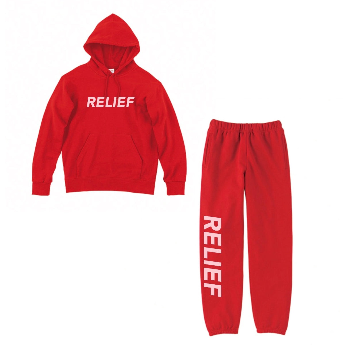RELIEFパーカー&スウェットパンツ(裏パイルセット)