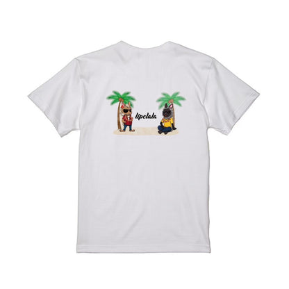 lipelala summer Tシャツ