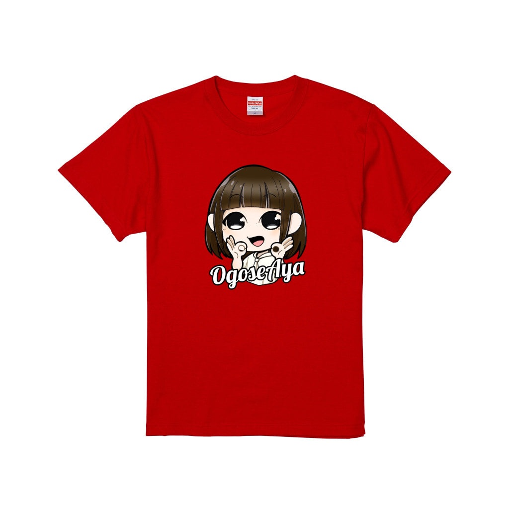 おごせ綾イラストTシャツver.1