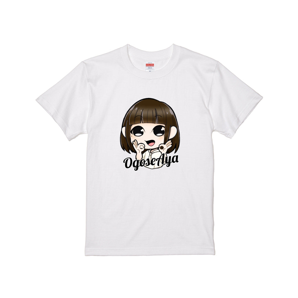 おごせ綾イラストTシャツver.1