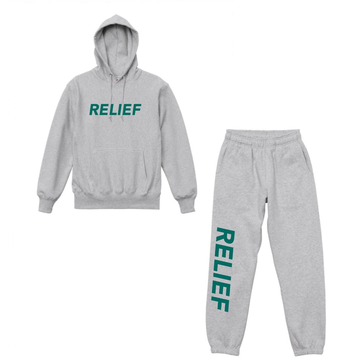 RELIEFパーカー&スウェットパンツ（裏起毛セット）
