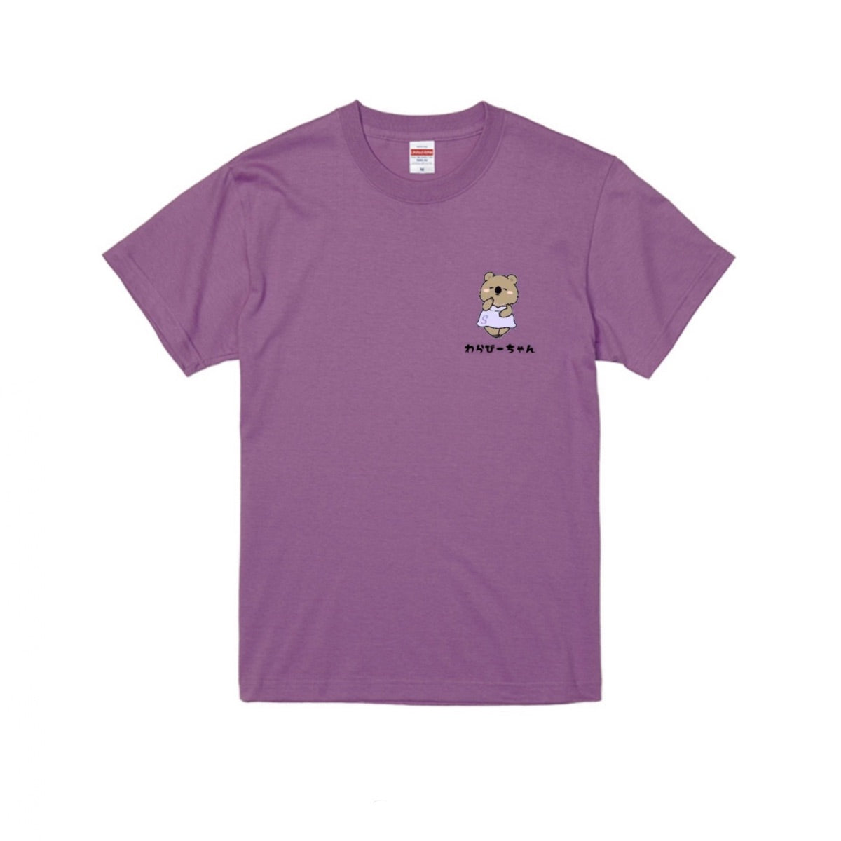 わらびーちゃん左胸プリントTシャツ